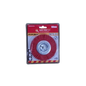 MAF PRO 4INCH FLAT TYPE NYLONE BRUSH DOUBLE BLISTER INDUSTRIAL QUALITY - MWB30755