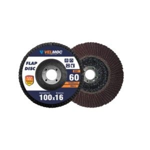 VELMOC FLAP DISC METAL CAP 4"X60 (200PCS)