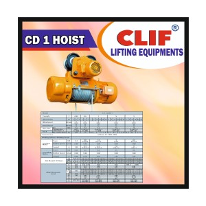 CLIF CD1 HOIST - 430V WITH 9 MTRS 1T X 9 MTR