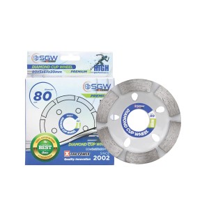 SGW CUP WHEEL 80MM SEG TYPE