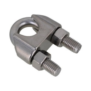 SR DIN TYPE WIRE ROPE CLIPS LIGHT 6MM