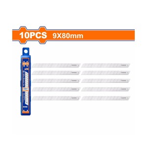 INGCO 10 PCS SNAP-OFF KNIFE BLADES SET 9X80MM - WMK1K09