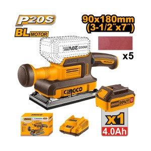 INGCO 20V CORDLESS FINISHING SANDER - CFSLI20311