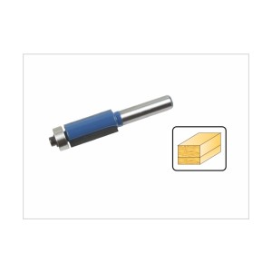 GOLDEN BULLET TRIMMER BITS YELLOW ECONOMY RANGE 1/4 INCH SHANK 5002T FLUSH TRIM BITS WITH BEARING