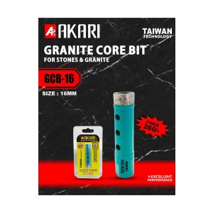 AKARI GRANITE CORE BITS (FOR ANGLE GRINDER) 16MM