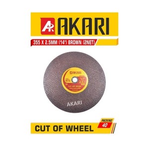AKARI PRO CUT OFF WHEEL 125X1.2MM (5") HIGH QUALITY MAGIC 2NET 3COLOUR