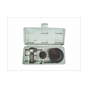 GOLDEN BULLET HOLESAW SET 12 PCS CARBON STEEL: 19,22,29,32,38,44,51,64,76MM + 3 ACCESSORIES