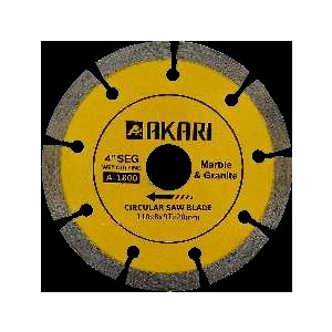 Akari MARBLE CUTTING BLADE AKARI NEW SERIES A-1800 4" SEG (200PCS)