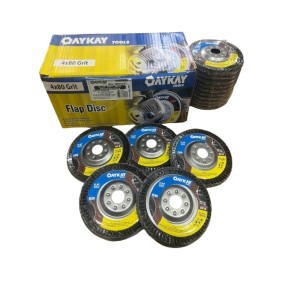 Oaykay Flap Disc 4" 80 Metal Cap