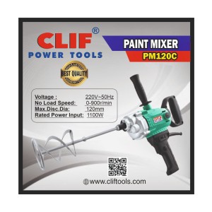 CLIF PLUS ELECTRIC PAINT MIXER + WITH ROD PM120C (5PCS)