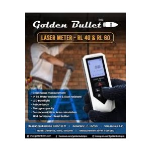 GOLDEN BULLET LASER DISTANCE METER RL-040-A - RLA 40