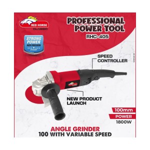 RED HORSE ANGLE GRINDER VARIABLE SPEED - RHC - 405
