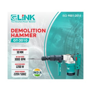GT LINK DEMOLITION HAMMER MACHINE 17 MM (0810T) 5 KG 1200 W - GT-2010