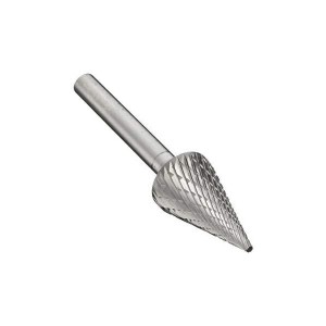 Totem 9.5x19mm SL/KEL Standard Cut Cone with Radius Carbide Rotary Burr, FAC0200442, Overall Length: 69 mm, Shank Diameter: 6 mm