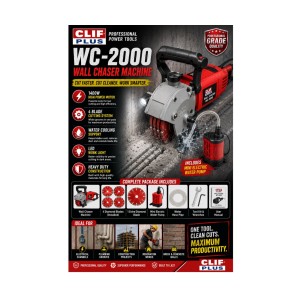 CLIF WALL CHASER WITH 5PCS BLADE WC2000