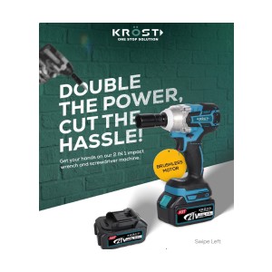 KROST CORDLESS IMPACT WRENCH CWLI400 (400NM)