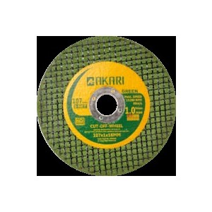 Akari CUT OF WHEEL 107 X 1MM (4") GREEN (2NET) (800PCS)