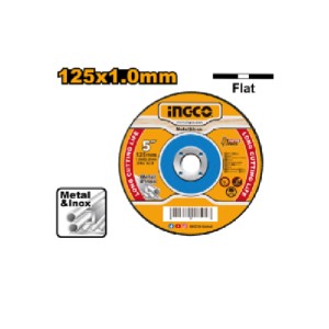 INGCO ABRASIVE METAL CUTTING DISC 125X1.0X22.2MM - MCD101251