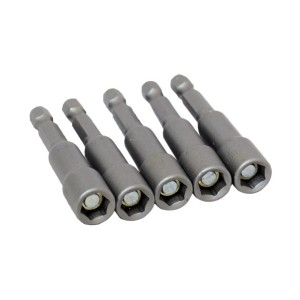 JON BHANDARI 5PCS MAGNETIC NUT BIT 8MM (50L) M-001A