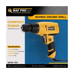 MAF Screwdriver Drill 10mm 350W - MPSD-10A
