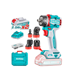 TOTAL CORDLESS MULTI DRILL DRIVER BRUSHLESS 20V (2.0AH) 66NM - TDLI206686