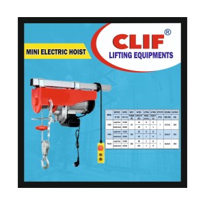 CLIF PLUS MINI WIRE ROPE HOIST 5MM PA500X20MTR (1PCS)