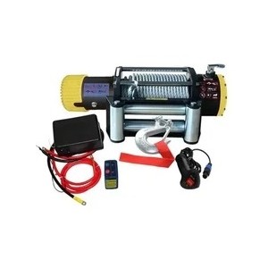 SR BATTERY OPERATED 12 V DC JEEP WINCH WITH WIRELESS + WIRE CONTROL 13500 LBS