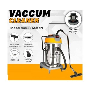 Kuvera 1500W Wet & Dry Vacuum Cleaner 60Ltr