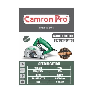 Camron Pro Dragon Series5 Inch 2000W Marble Cutter 125Mm Cpdscm52000