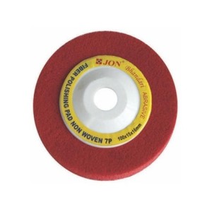 JON BHANDARI POLISHING PAD NON WOVEN 7P (RED) 4" 1ST - N-002-A