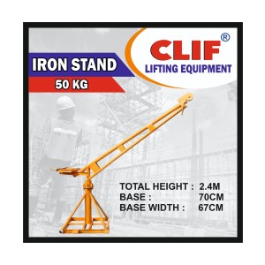 CLIF IRON STAND 50KG (WITHOUT WINCH)