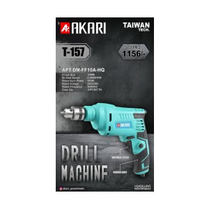 AKARI DRILL MACHINE (10MM) (0-2800RPM) (10 PCS) - APT-DM-FF10A-HQ