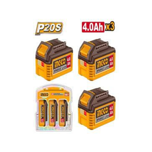 INGCO P20S LITHIUM-ION BATTERY KIT 20V - COSLI251296
