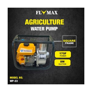 FLYMAX GASOLINE ENGINE WATER PUMP 3 x 3 SQUARE FRAME