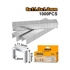 INGCO 1000PCS STAPLES 8X1.2MM - STS0208