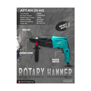 Akari Rotary Hammer (20Mm) (0-850Rpm) (5 Pcs) - Apt-Rh-2030- Hq