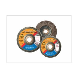GOLDEN BULLET FLAP WHEEL PREMIUM BROWN 7 INCH X 80 GRITT
