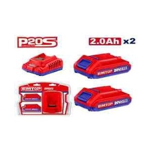 EMTOP P20S LITHIUM-ION BATTERY AND CHARGER KIT 20V ELBCPK1222