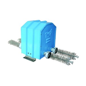 ADVANCE BRUSHING UNIT – WITH SS COVER FOR GLASS SODA BOTTLES - BU – SS