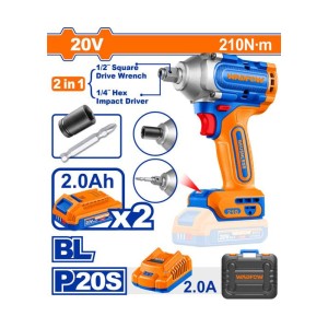 WADFOW CORDLESS IMPACT DRIVER & WRENCH 20V - WCD3B21