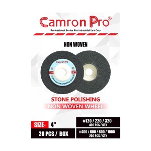 Camron Pro 4 Inch Non-Woven Pad For Marble & Granite 100Mm - 800 Grit