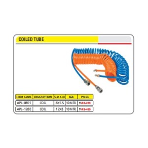 AKARI COILED TUBE 12X8 - 10MTR - APL-1280