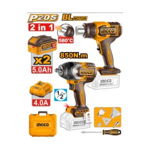 INGCO 20V CORDLESS COMBO KIT - COSLI260381