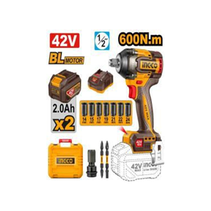 INGCO CORDLESS IMPACT WRENCH 42V - CIWLI42602