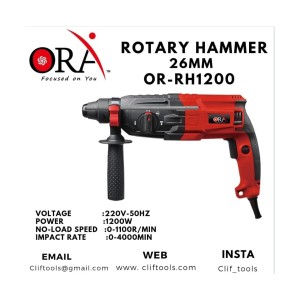 ORA ROTARY HAMMER 26MM OR-RH1200 1200W