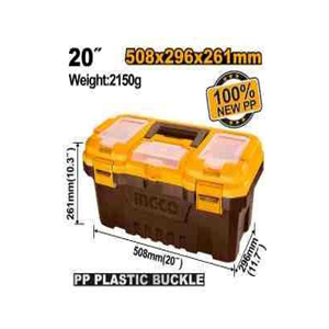 INGCO 20" PLASTIC TOOL BOX 20KGS - PBX2001