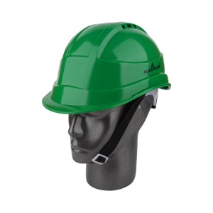 ALKO PLUS RATCHET TYPE SAFETY HELMET WITH VENTILATION SLOTS (GREEN) - APS 131 (ISI CERTIFIED)