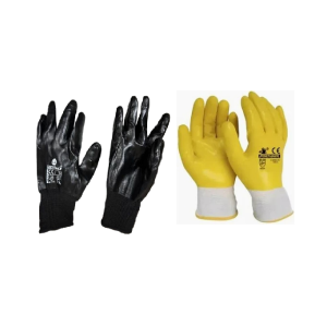 SAFETY FULL NITRILE COATED W/Y - B/B (LS-106) (600PCS/PKT)