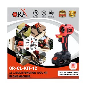 ORA CORDLESS COMBO KIT 21V WITH 11 IN 1 MULTI-FUNCTION TOOL KIT - OR-CL-KIT-12
