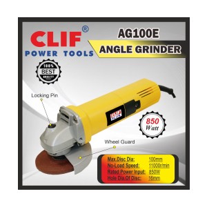 CLIF PLUS ANGLE GRINDER 4INCH AG100E -(DW801) (8PCS)